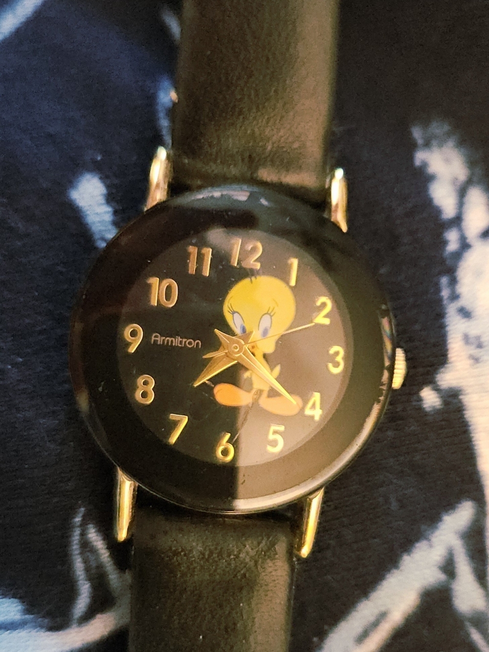 Armitron Woman's Black Tweety Character Watch